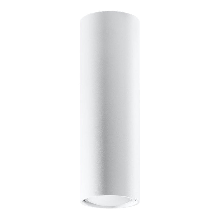 LAGOS 20 Biała Lampa Sufitowa - Nowoczesny Minimalistyczny Design - Trwała Stal - Łatwa Instalacja - Kompatybilna z Lampą GU10
