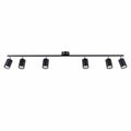LEMMI Lampa sufitowa 6 L Czarna - Minimalistyczny design - Regulowany kąt światła - Kompatybilna inteligentna żarówka - Łatwa do czyszczenia - Funkcjonalne oświetlenie