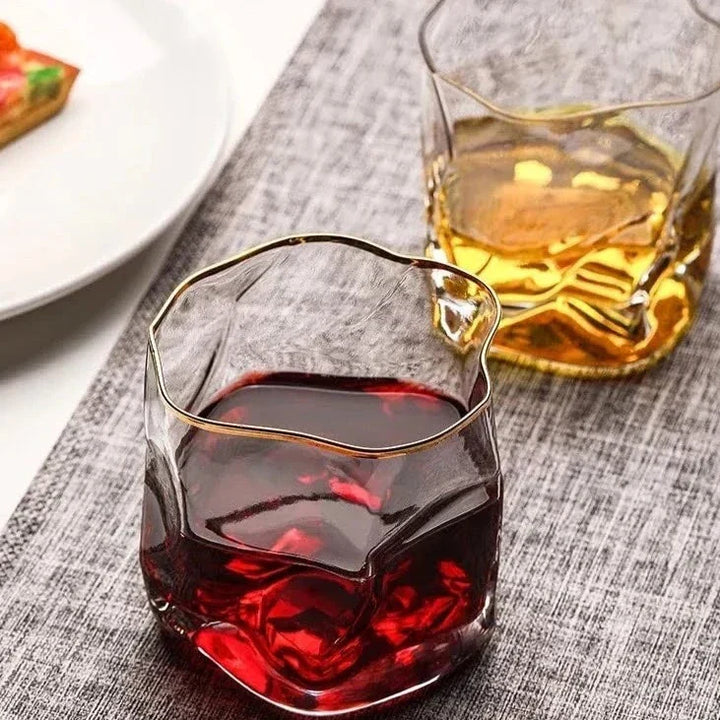 Carvallo – Luksusowe Teksturowane Szklanki do Whisky dla Wyszukanej Doświadczenia Whisky
