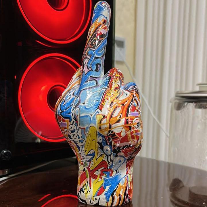 ArtCreativ | Mam Zły Nastawienie Rzeźba do Dekoracji Domu i Biura