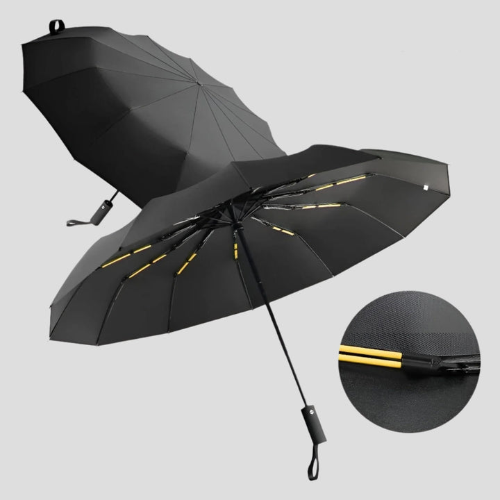 Składany parasol – Odporny na wiatr &amp; Ochrona UV | Kompaktowy &amp; Trwały