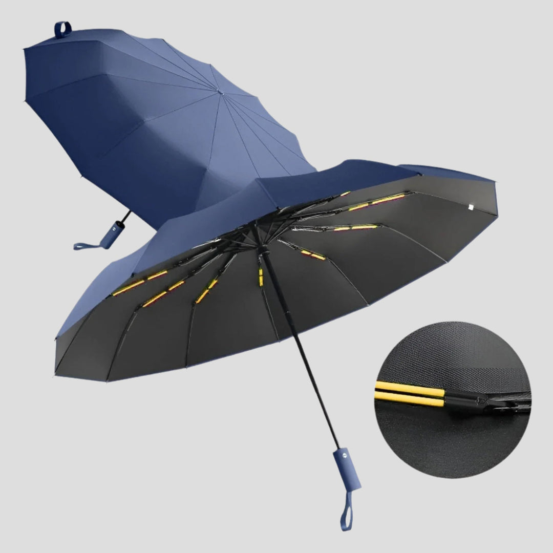 Składany parasol – Odporny na wiatr &amp; Ochrona UV | Kompaktowy &amp; Trwały