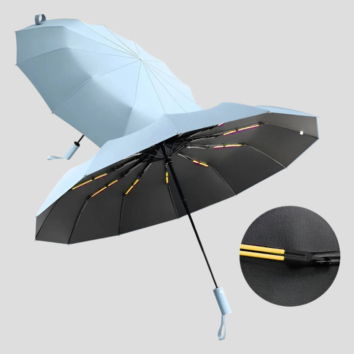 Składany parasol – Odporny na wiatr &amp; Ochrona UV | Kompaktowy &amp; Trwały