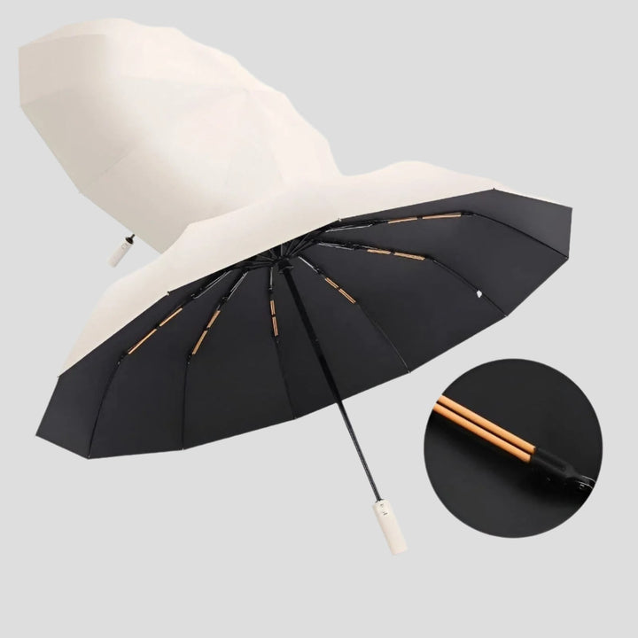 Składany parasol – Odporny na wiatr &amp; Ochrona UV | Kompaktowy &amp; Trwały