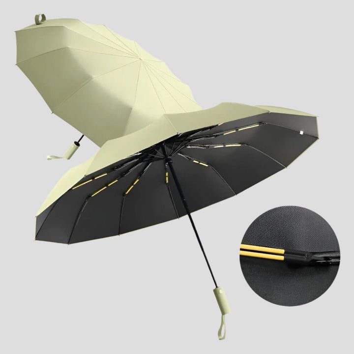 Składany parasol – Odporny na wiatr &amp; Ochrona UV | Kompaktowy &amp; Trwały