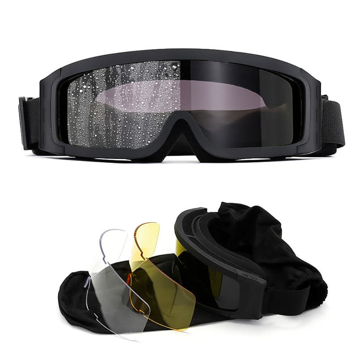 Okulary motocyklowe Royaleva Anti-Fog i Fit Over