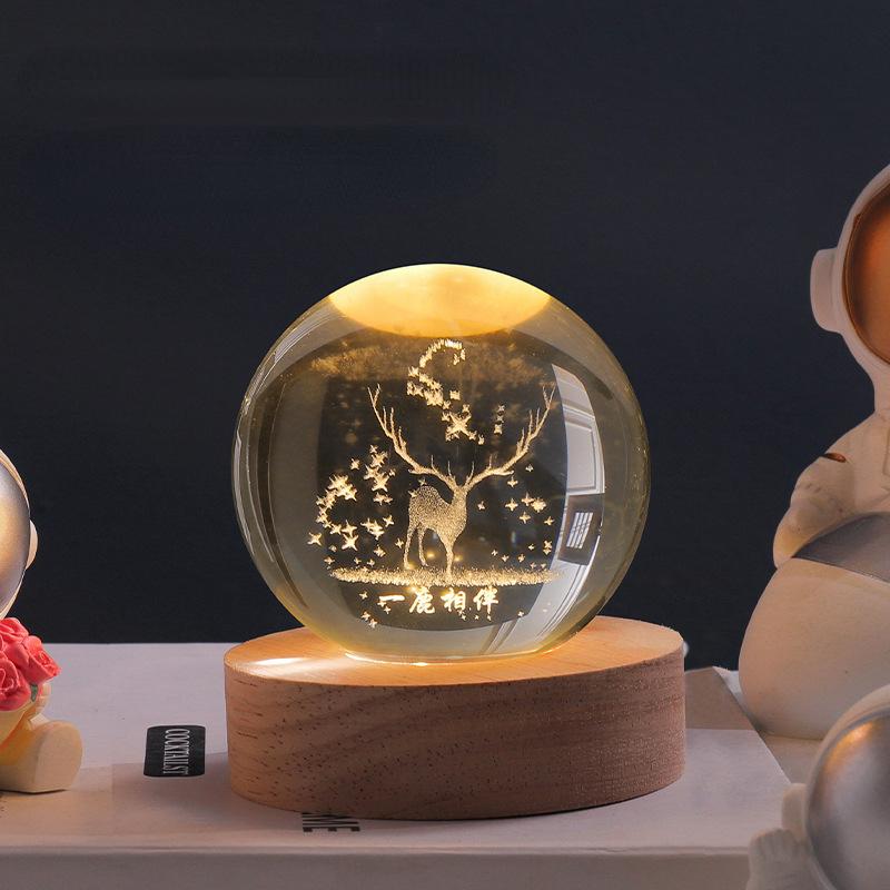 3D Kryształowe Kule LED
