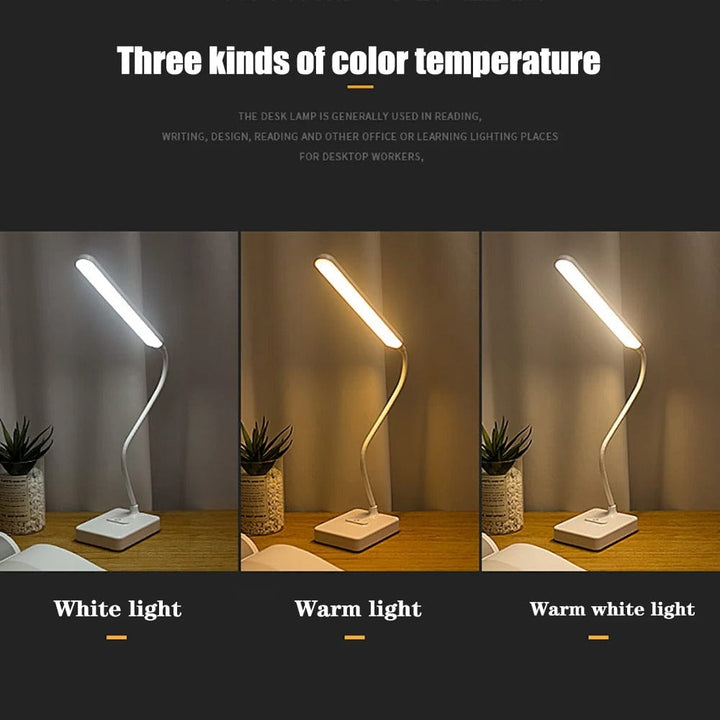 Elastyczna Lampa Biurkowa z USB do Ładowania