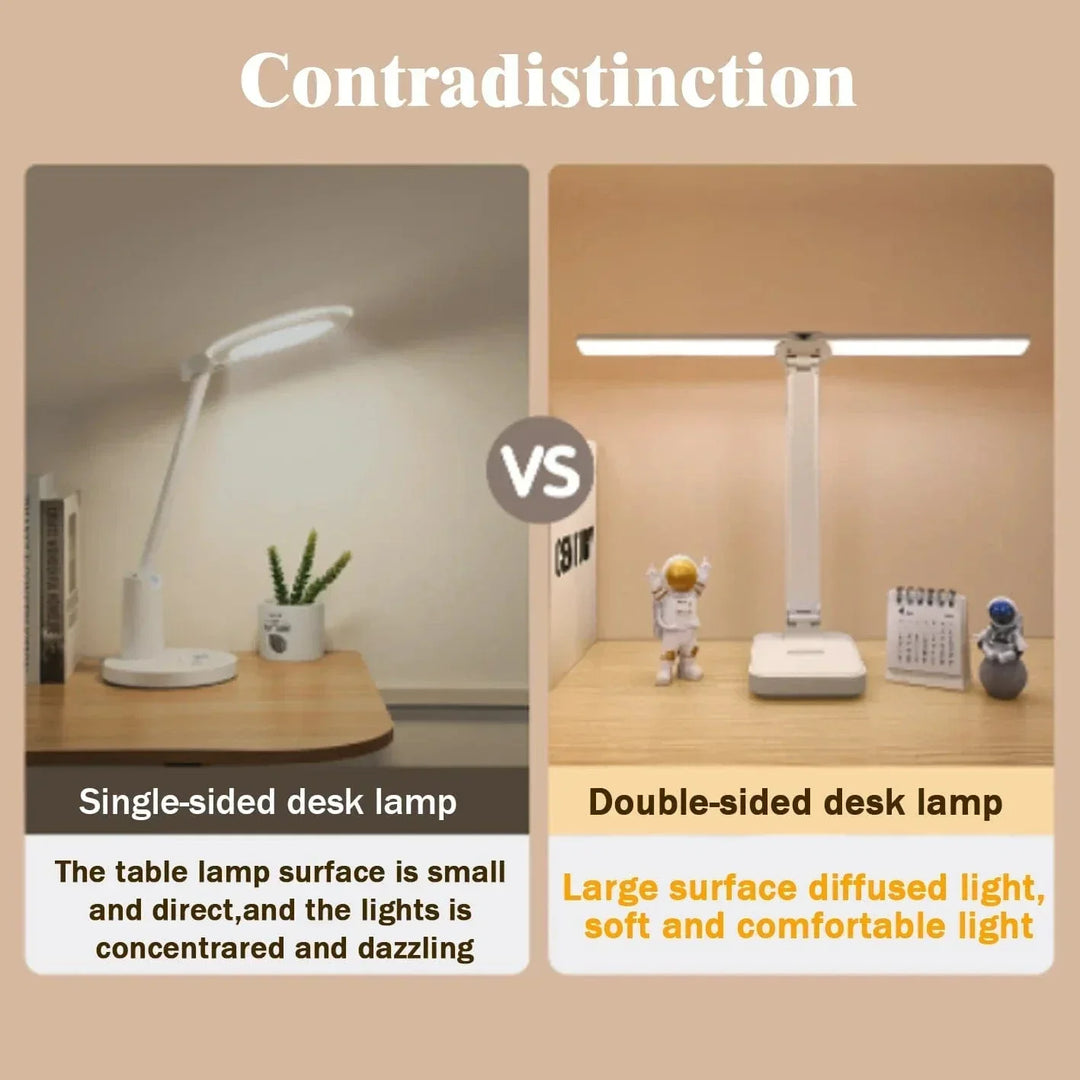 Lampa biurkowa LED - Bezprzewodowa - Ładowana przez USB - Dimmowalna - Składana konstrukcja - Ochrona oczu - Dostępna w wielu kolorach