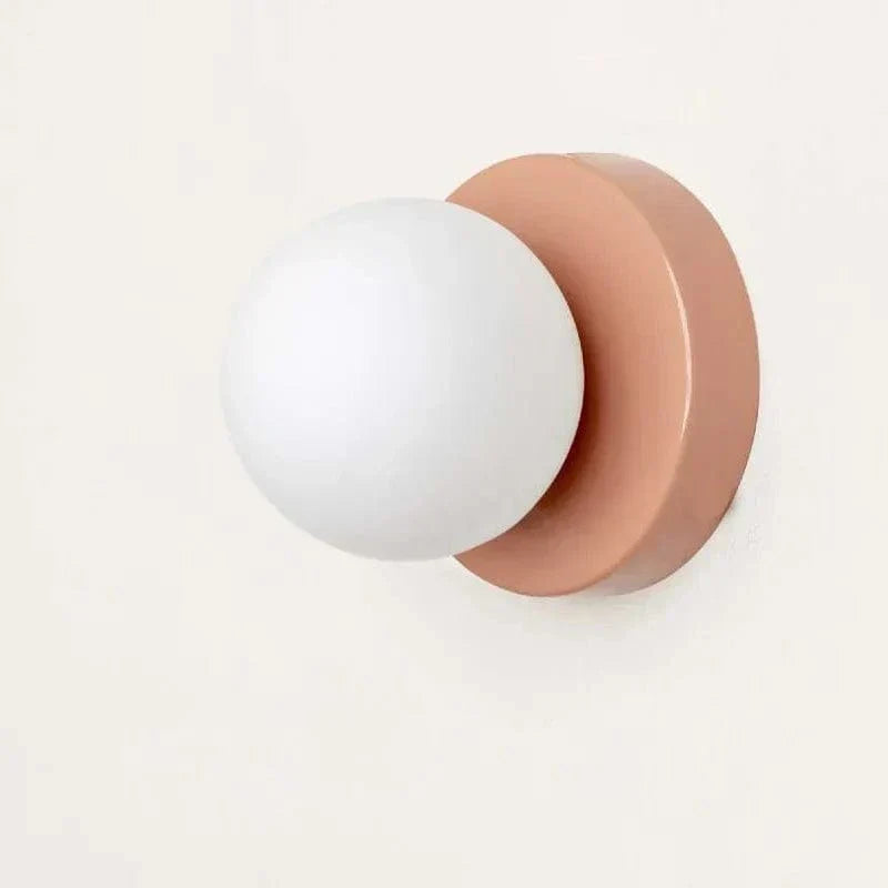 Lampa Ścienna LED Macaron Mini Szklana