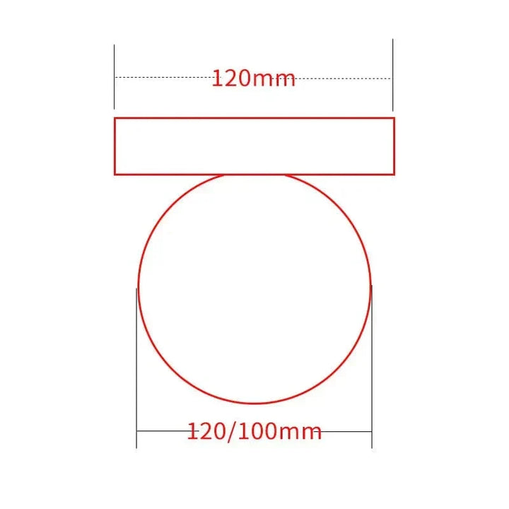 Lampa Ścienna LED Macaron Mini Szklana