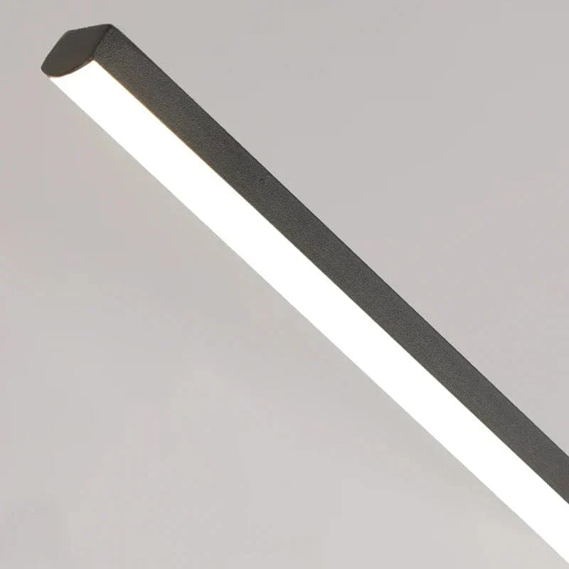 Nowoczesna czarna lampa sufitowa z regulowaną wysokością – minimalistyczny design - aluminium i silikon - idealna do kuchni i jadalni