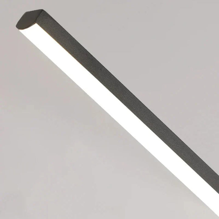 Nowoczesna czarna lampa sufitowa z regulowaną wysokością – minimalistyczny design - aluminium i silikon - idealna do kuchni i jadalni