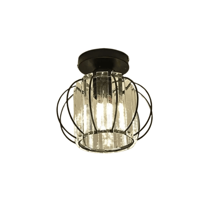 Nowoczesna Lampa Sufitowa - K9 Kryształ - Kompatybilna z LED - Elegancki Design - Do Użytku Wewnętrznego - Polerowane Wykończenie Chromowe