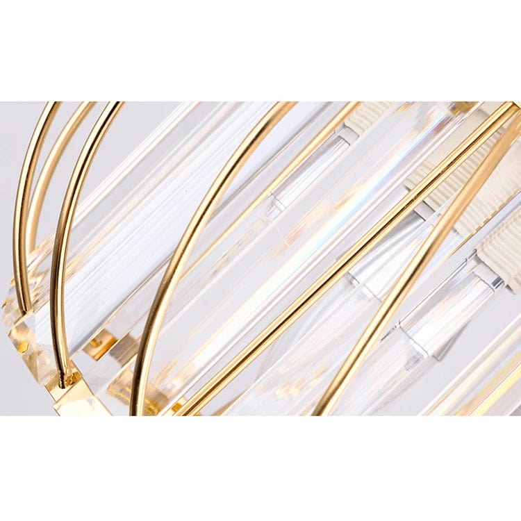 Nowoczesna Lampa Sufitowa - K9 Kryształ - Kompatybilna z LED - Elegancki Design - Do Użytku Wewnętrznego - Polerowane Wykończenie Chromowe