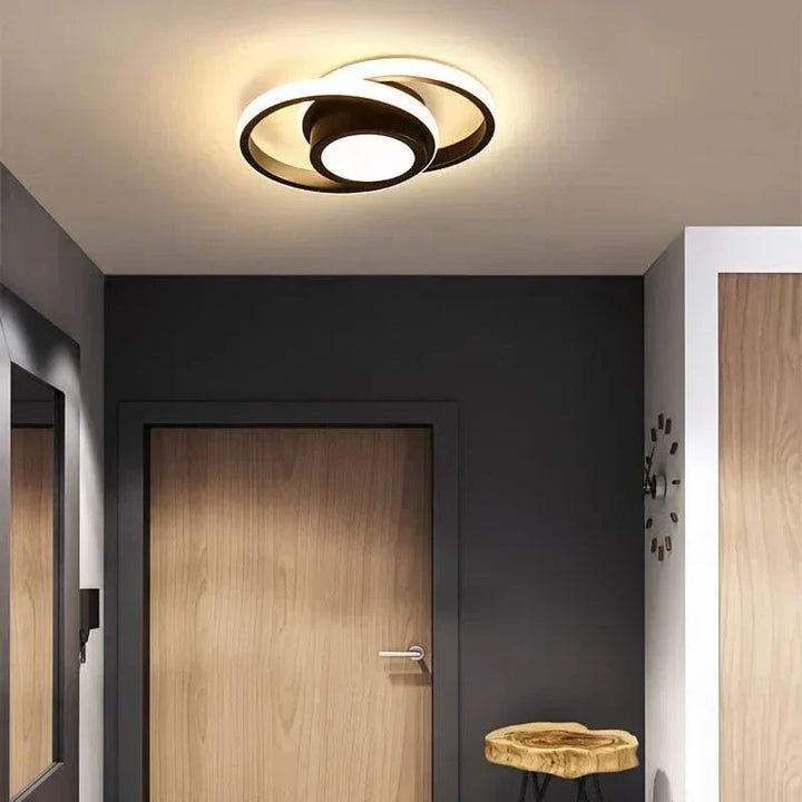 Nowoczesna Lampa LED sufitowa - Ściemniana - Energooszczędna - Trzy Temperatury Barwowe - Trwała Konstrukcja - Odpowiednia do Użytku Wewnętrznego