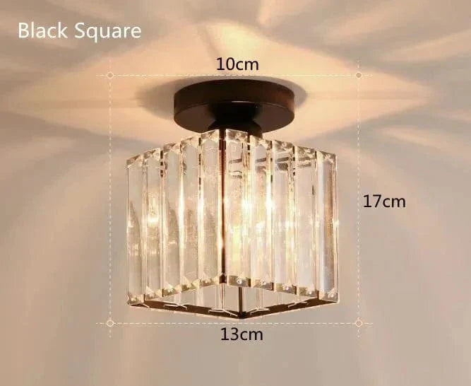 Nowoczesna Wisząca Lampa Sufitowa - Styl Retro - Podstawa E27 - Metal/Szkło - Wykończenie Czarny/Złoty - Idealna Do Wejścia/Kuchni