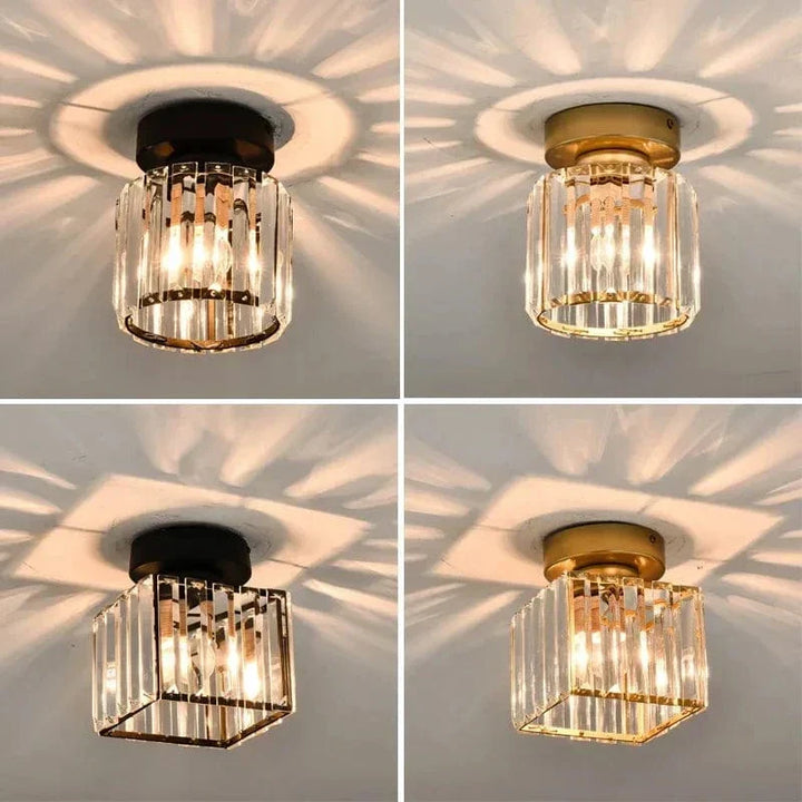 Nowoczesna Wisząca Lampa Sufitowa - Styl Retro - Podstawa E27 - Metal/Szkło - Wykończenie Czarny/Złoty - Idealna Do Wejścia/Kuchni