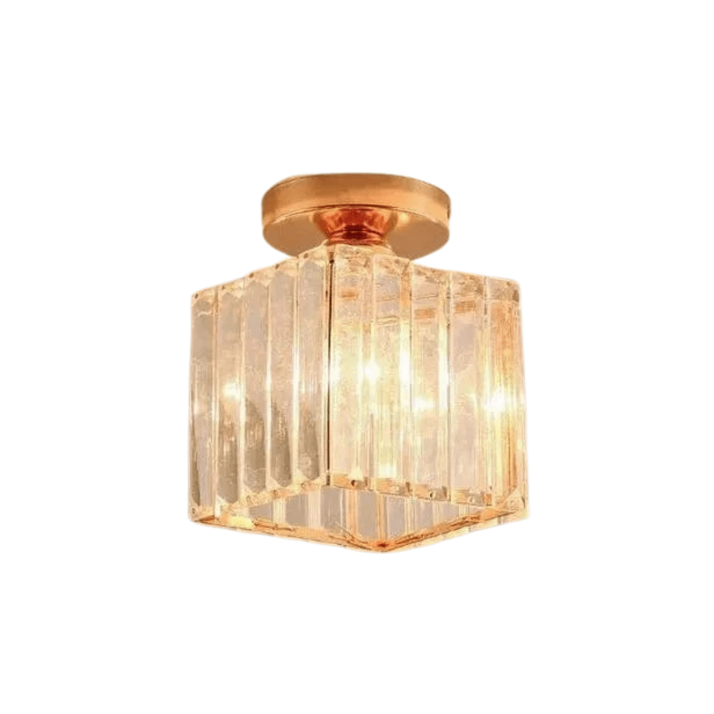 Nowoczesna Wisząca Lampa Sufitowa - Styl Retro - Podstawa E27 - Metal/Szkło - Wykończenie Czarny/Złoty - Idealna Do Wejścia/Kuchni