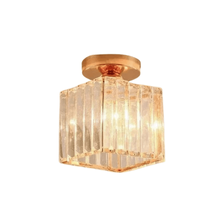 Nowoczesna Wisząca Lampa Sufitowa - Styl Retro - Podstawa E27 - Metal/Szkło - Wykończenie Czarny/Złoty - Idealna Do Wejścia/Kuchni