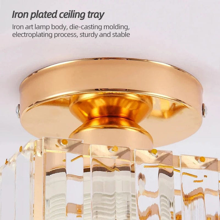 Nowoczesna Wisząca Lampa Sufitowa - Styl Retro - Podstawa E27 - Metal/Szkło - Wykończenie Czarny/Złoty - Idealna Do Wejścia/Kuchni