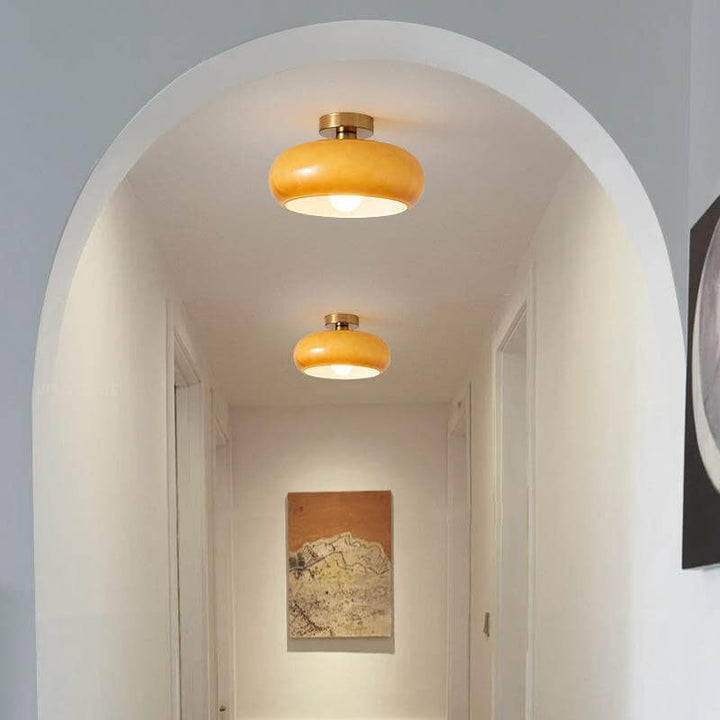Lampa Wisząca Vintage Szklana