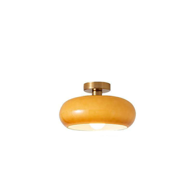 Lampa Wisząca Vintage Szklana