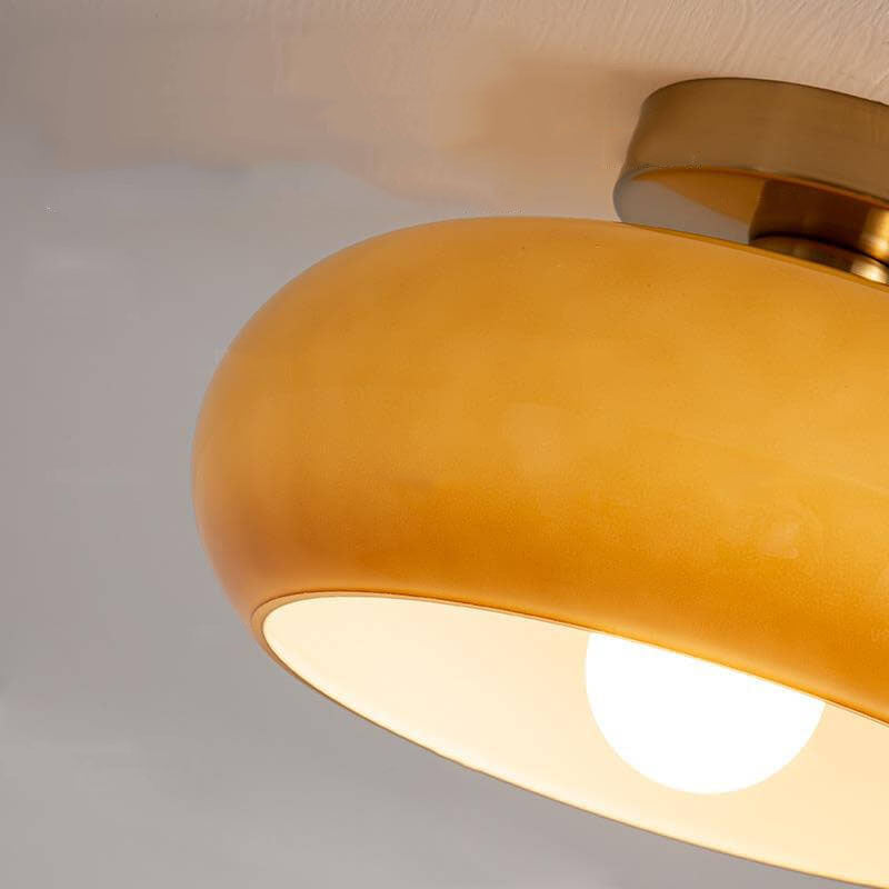 Lampa Wisząca Vintage Szklana