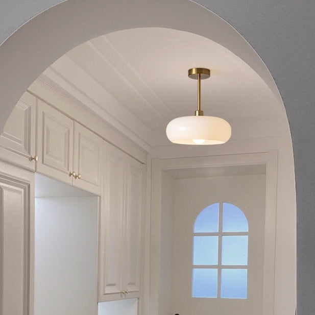 Lampa Wisząca Vintage Szklana