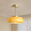 Lampa Wisząca Vintage Szklana