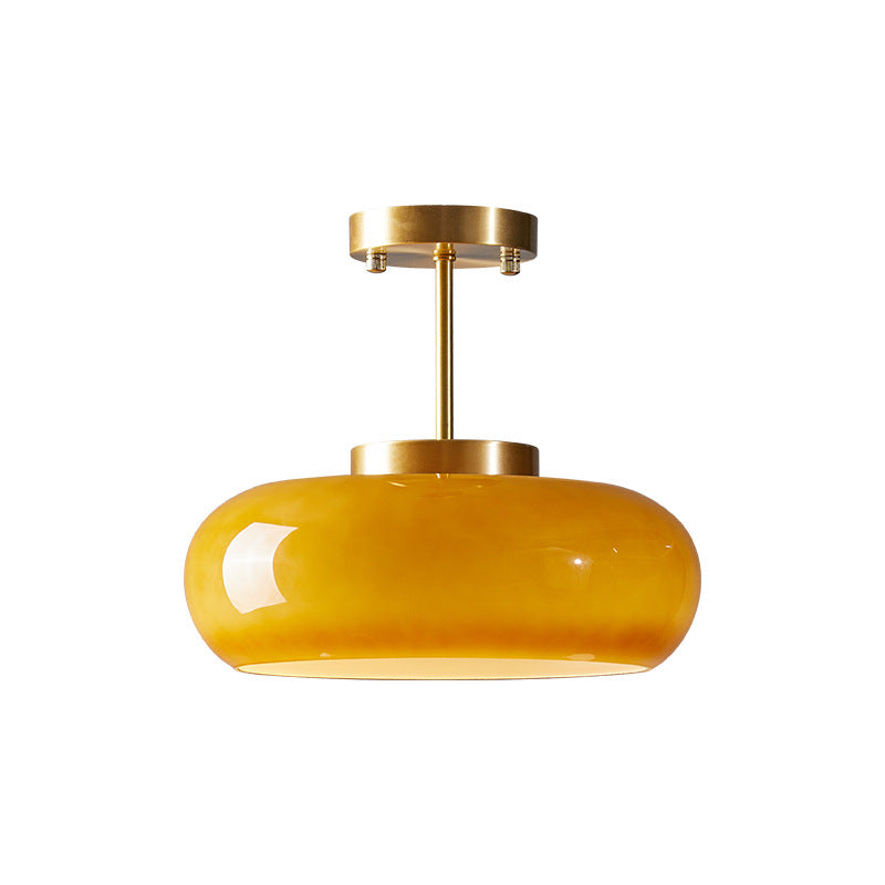 Lampa Wisząca Vintage Szklana