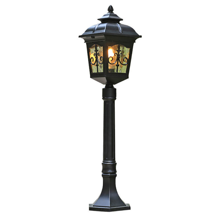 Lampa Ogrodowa Zewnętrzna Wodoodporna Metalowa