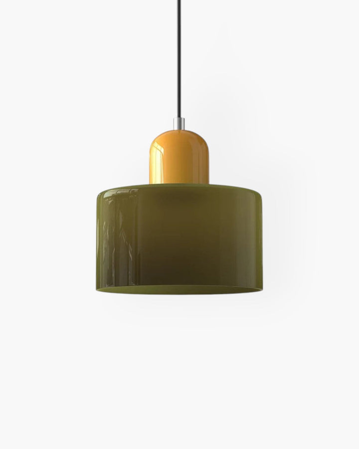 Formiva Pendel Lampa | Retro Nowoczesny Szklany Klosz | Ambient E26 Oświetlenie | Hardwired Lampa sufitowa