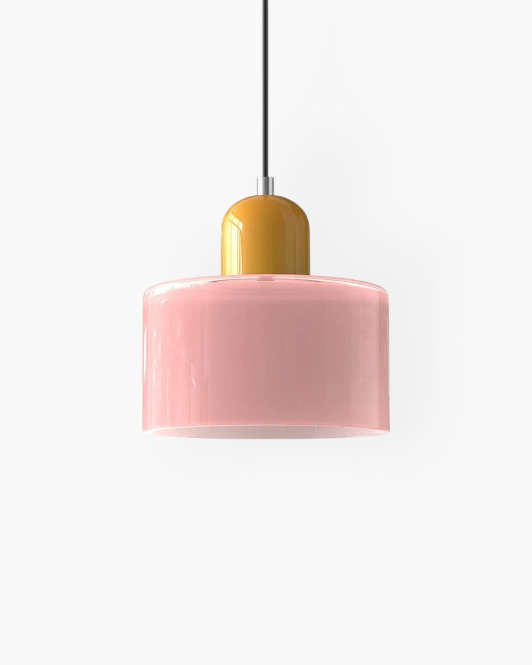 Formiva Pendel Lampa | Retro Nowoczesny Szklany Klosz | Ambient E26 Oświetlenie | Hardwired Lampa sufitowa
