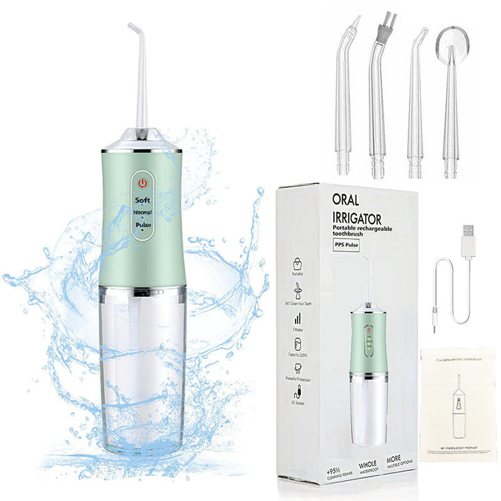 Bezprzewodowy Irrigator do Zębów – Przenośny Ładowany Oral Irrigator do Głębokiego Czyszczenia